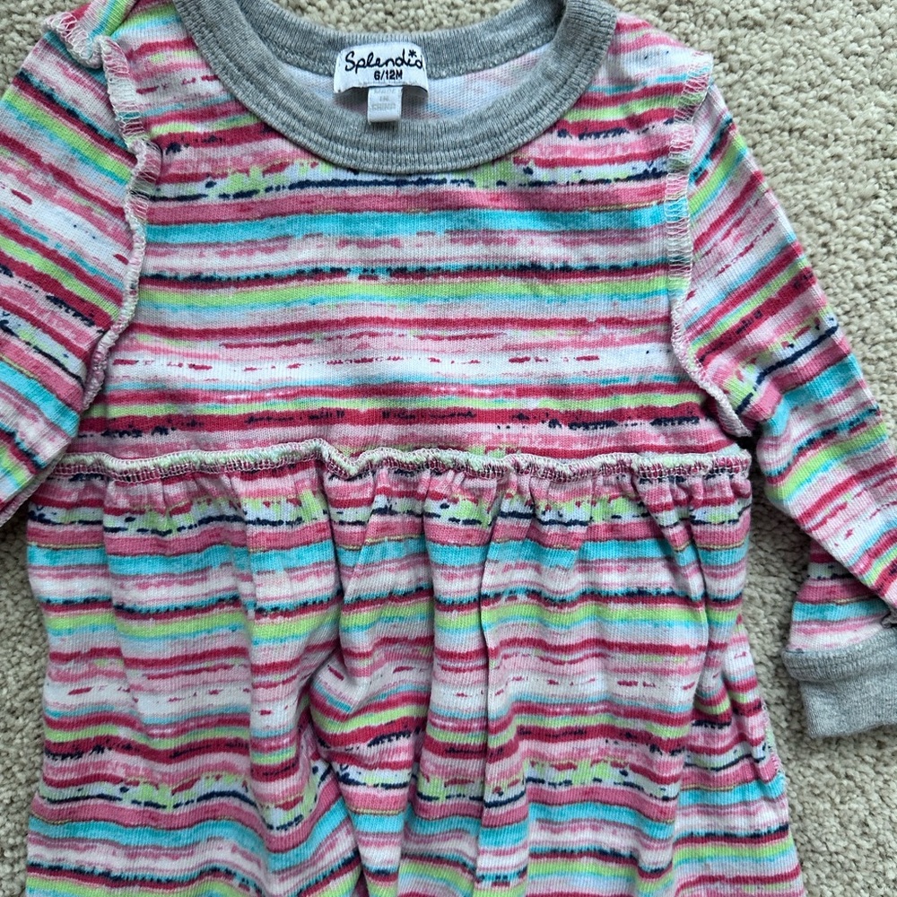 Splendid Kids Vibrant Striped Long Sleeve Tee